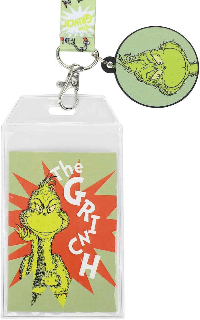 Bio World Grinch Lanyard With Rubber Character Charm - Image 2